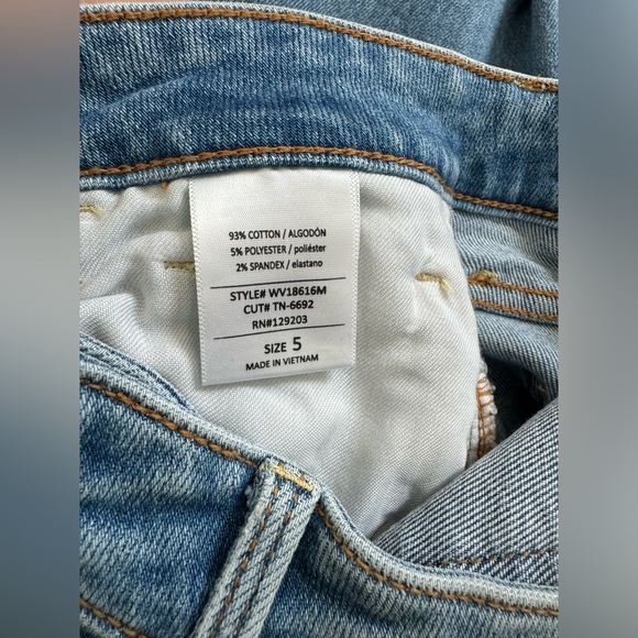 Cello Side Slit Stretch Jeans - Picture 5 of 6